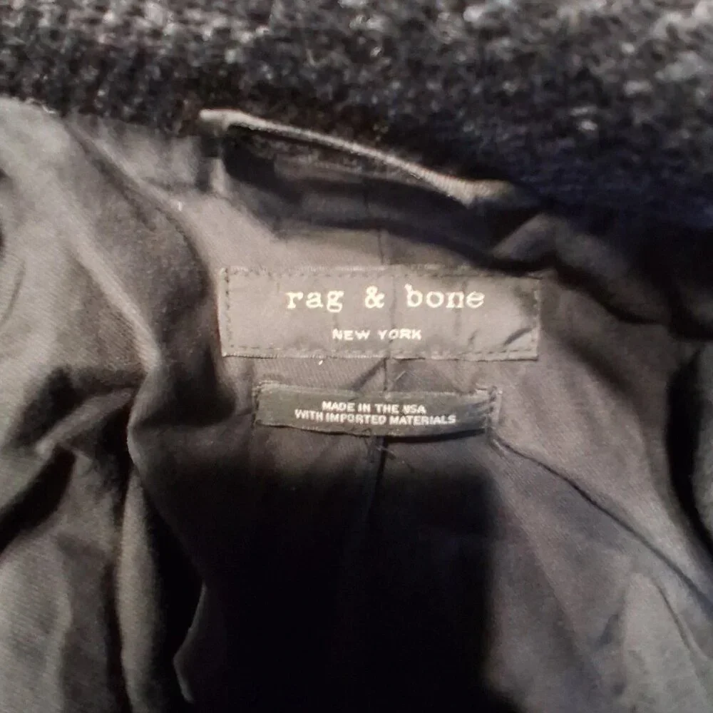 Rag & Bone suit jacket blazer mens size ? 24.75 pit to pit wool Moon England USA